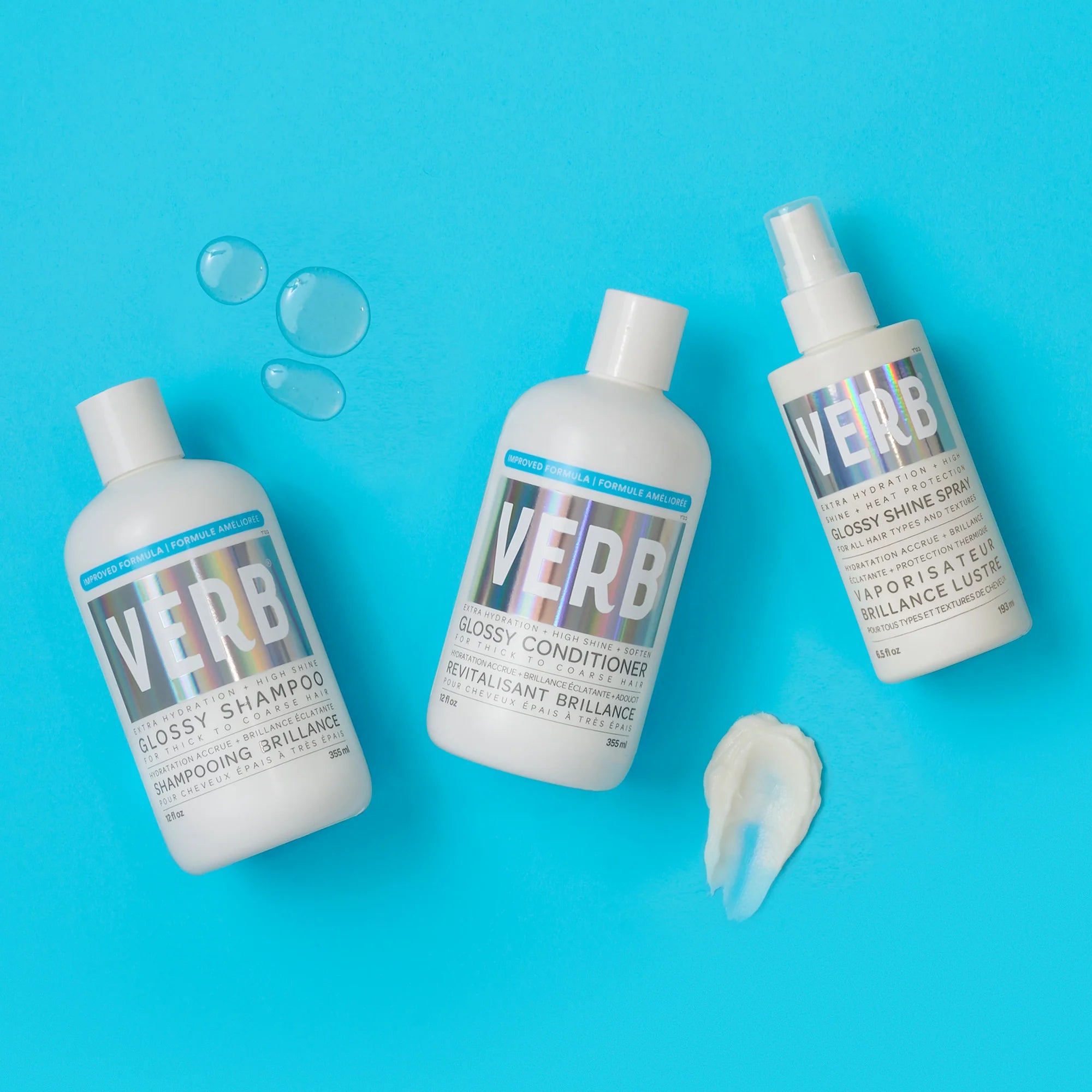 Verb Glossy Shine Spray With Heat Protection