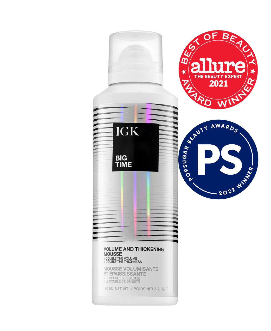 IGK Big Time Volume & Thickening Mousse