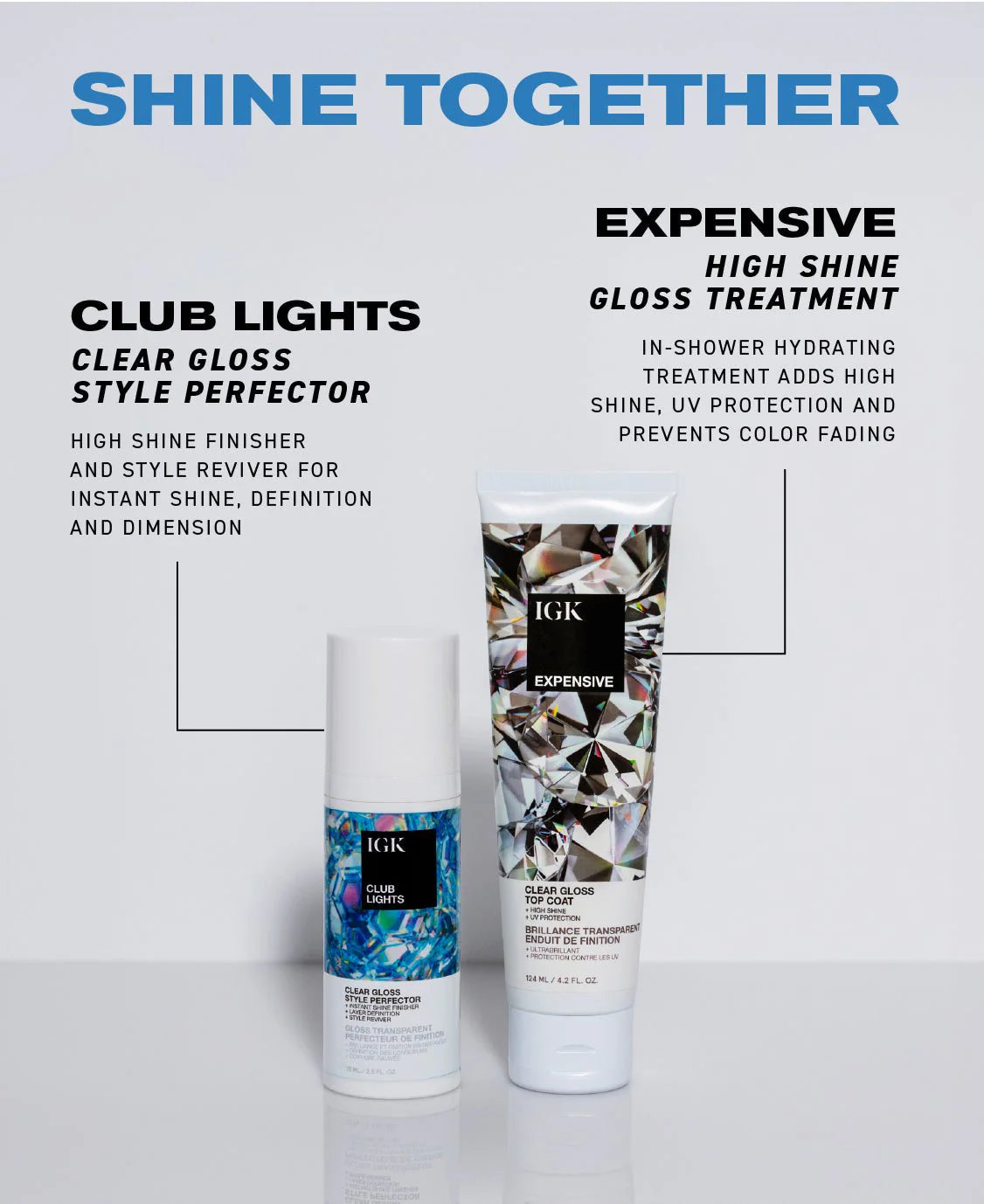 IGK Club Lights Clear Gloss Style Perfector