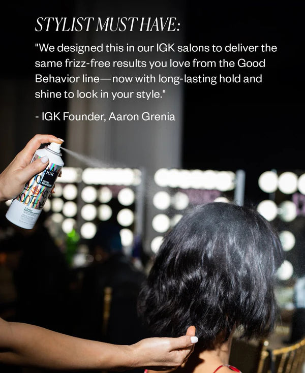 IGK Good Behavior Flexible Anti-Frizz Hairspray