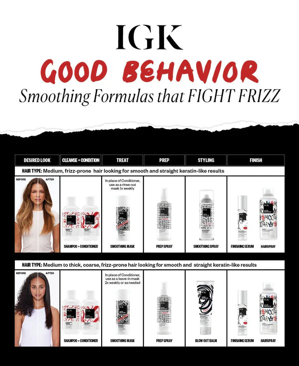 IGK Good Behavior Flexible Anti-Frizz Hairspray
