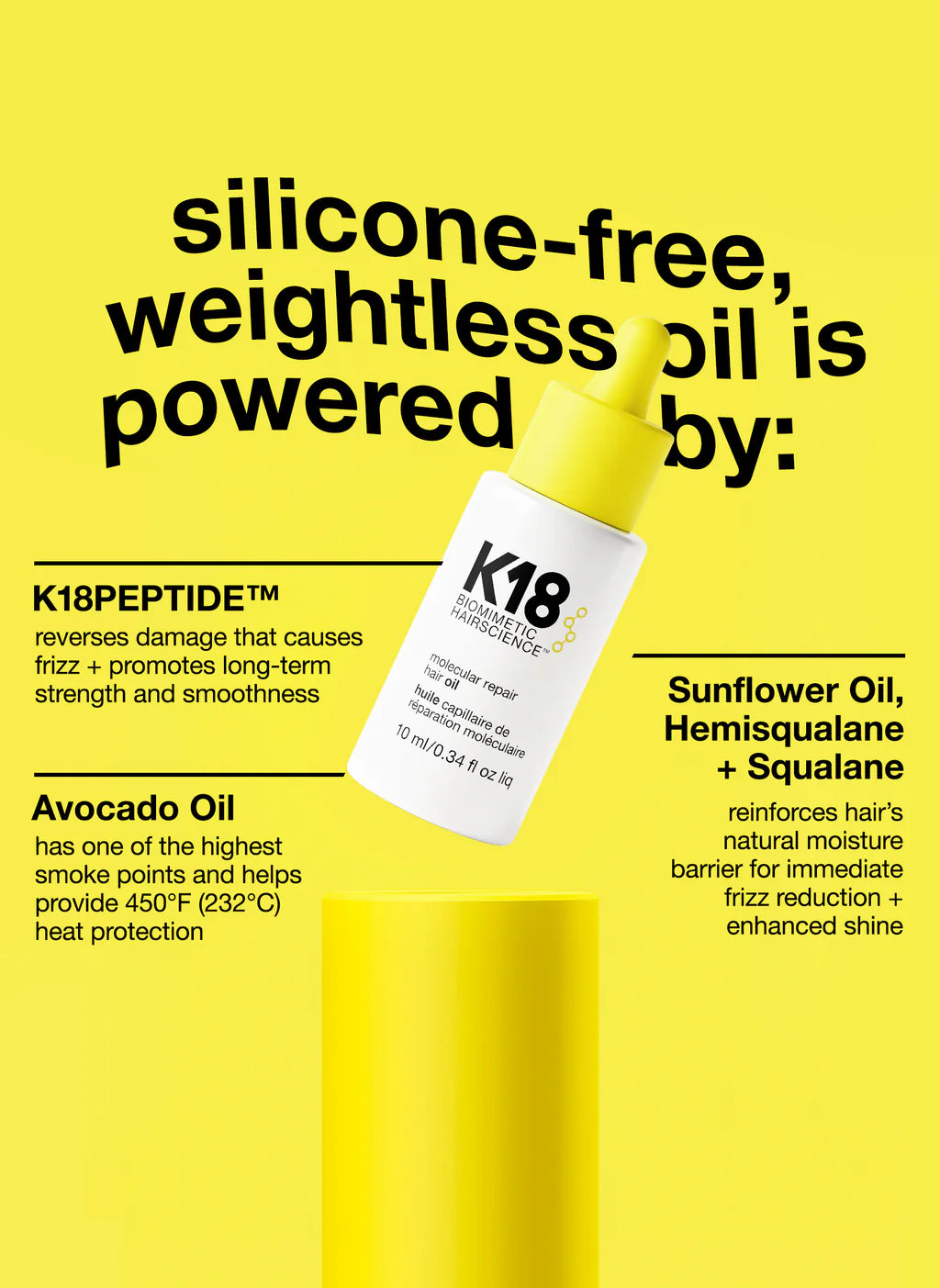 K18 Molecular Repair Hair Oil