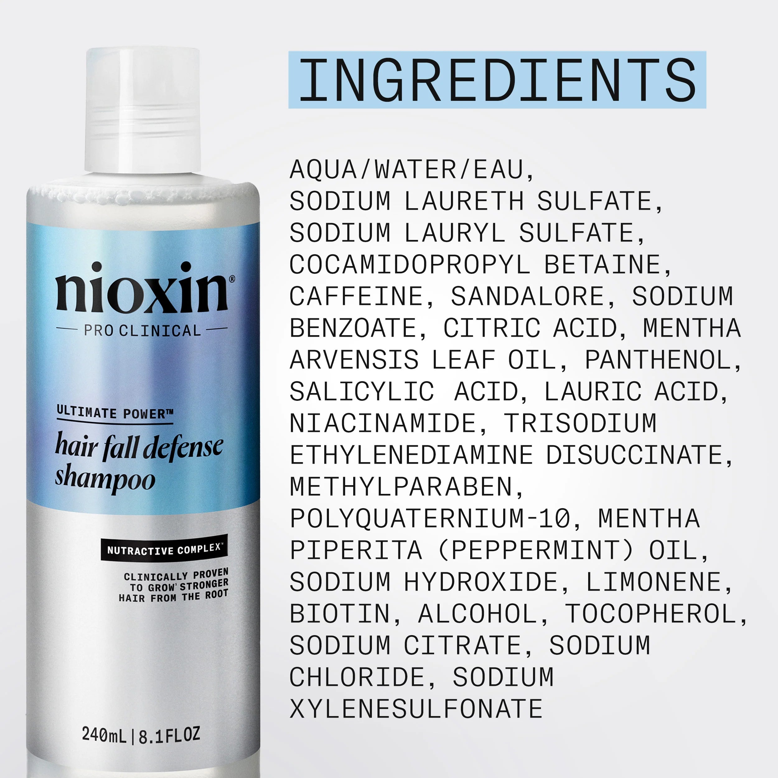 Nioxin Ultimate Power Hair Fall Defense Shampoo
