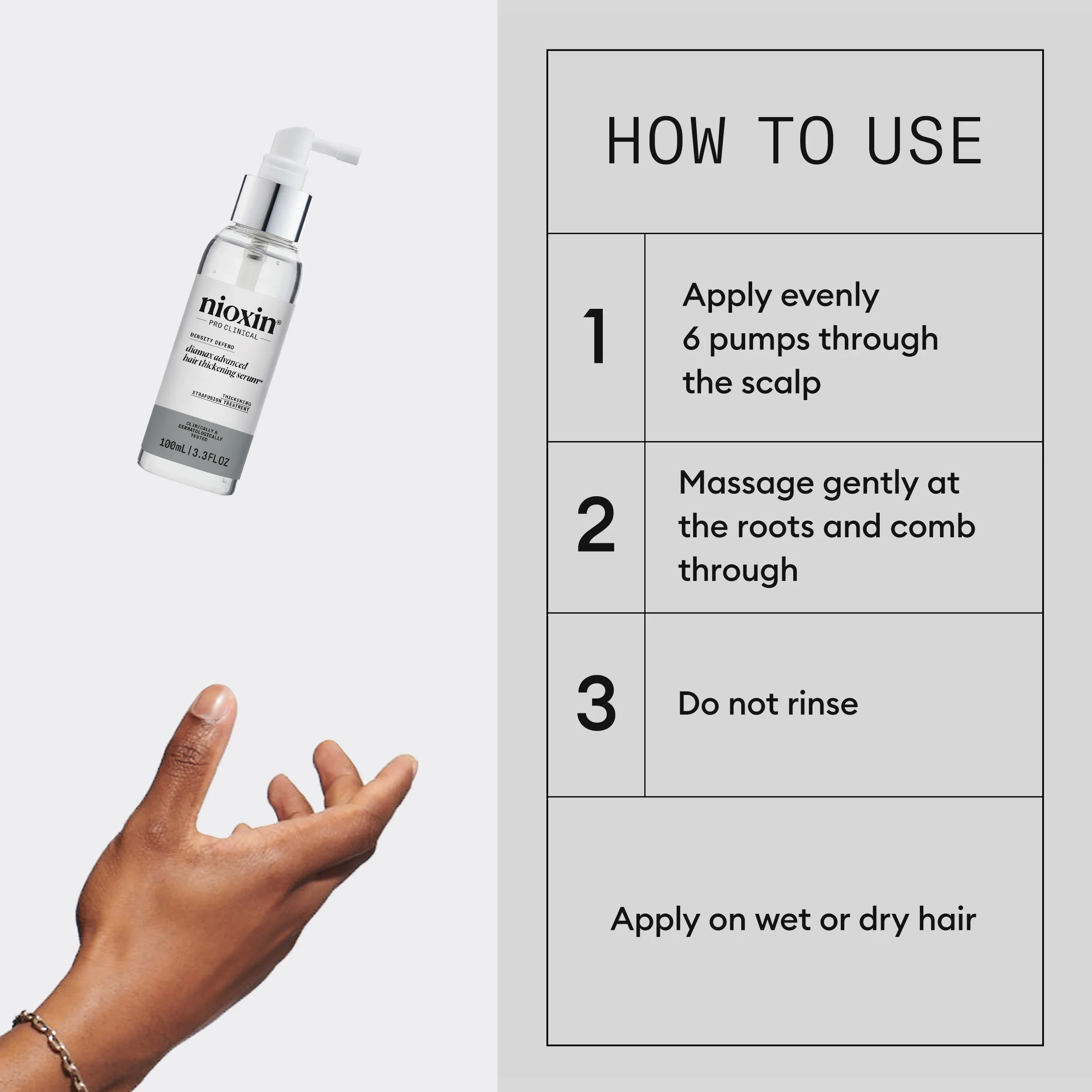 Nioxin Density Defend Diamax Advanced Hair Thickening Serum