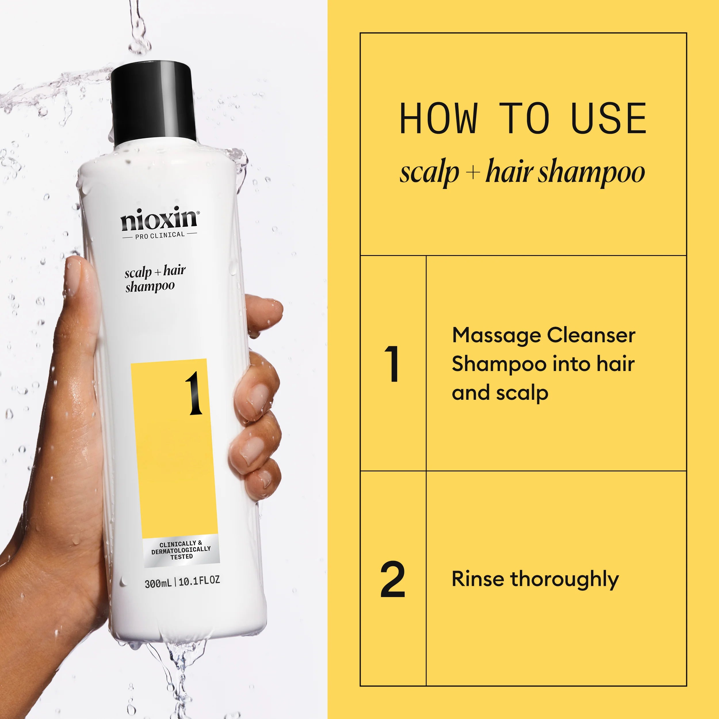 Nioxin System 1 Scalp + Hair Shampoo - Hair Thickening Shampoo
