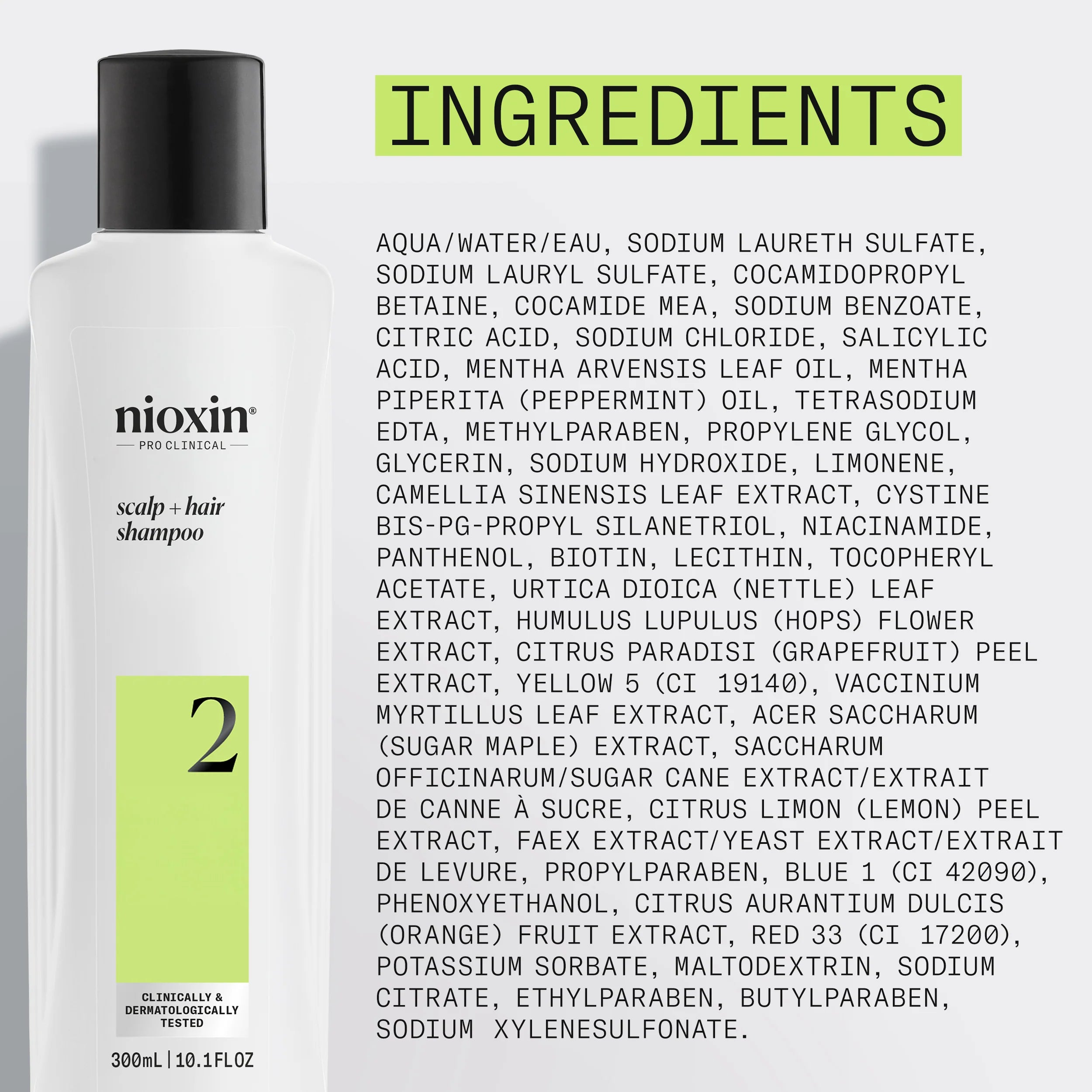 Nioxin System 2 Scalp + Hair Shampoo