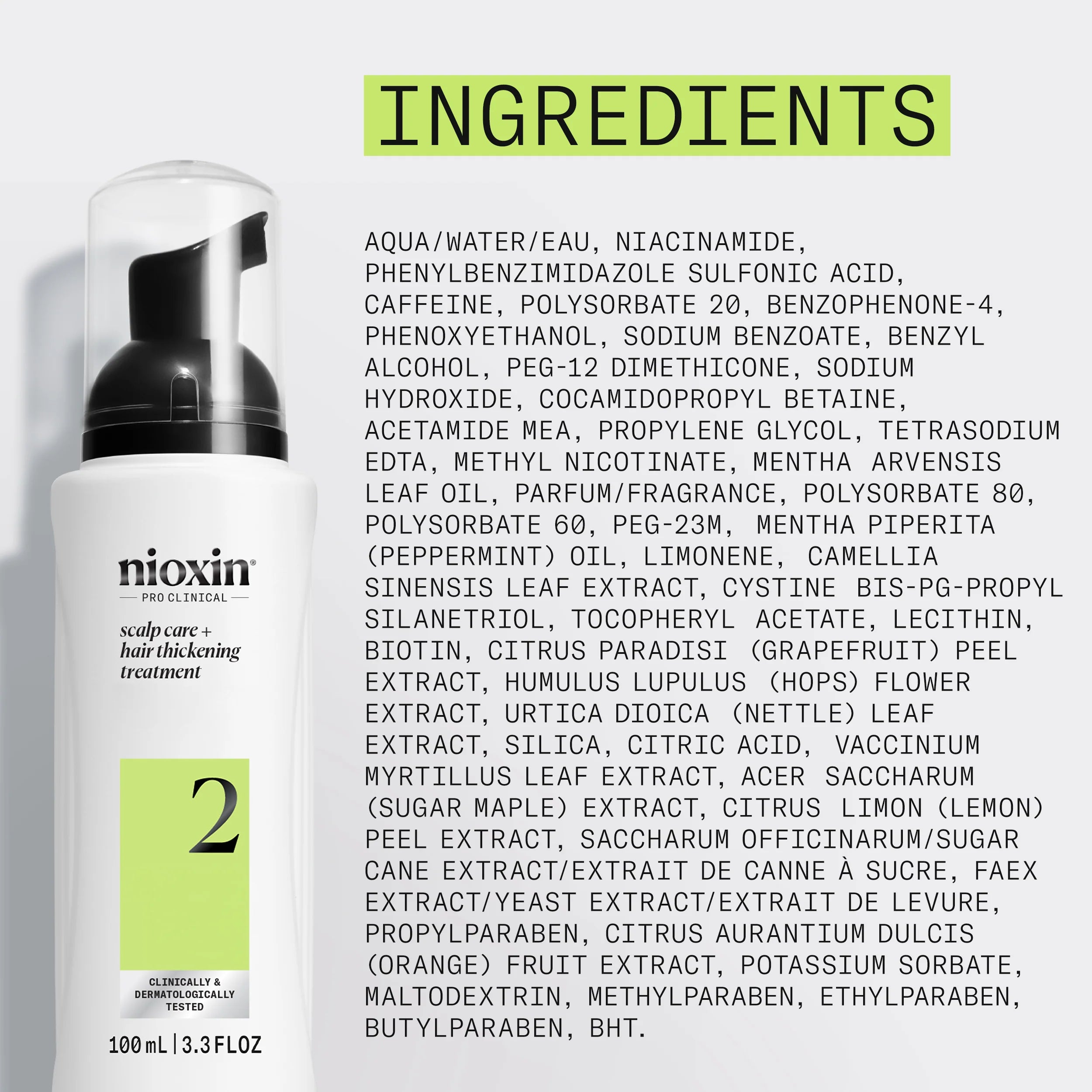 Nioxin System 2 Scalp + Hair Thickening Treatment