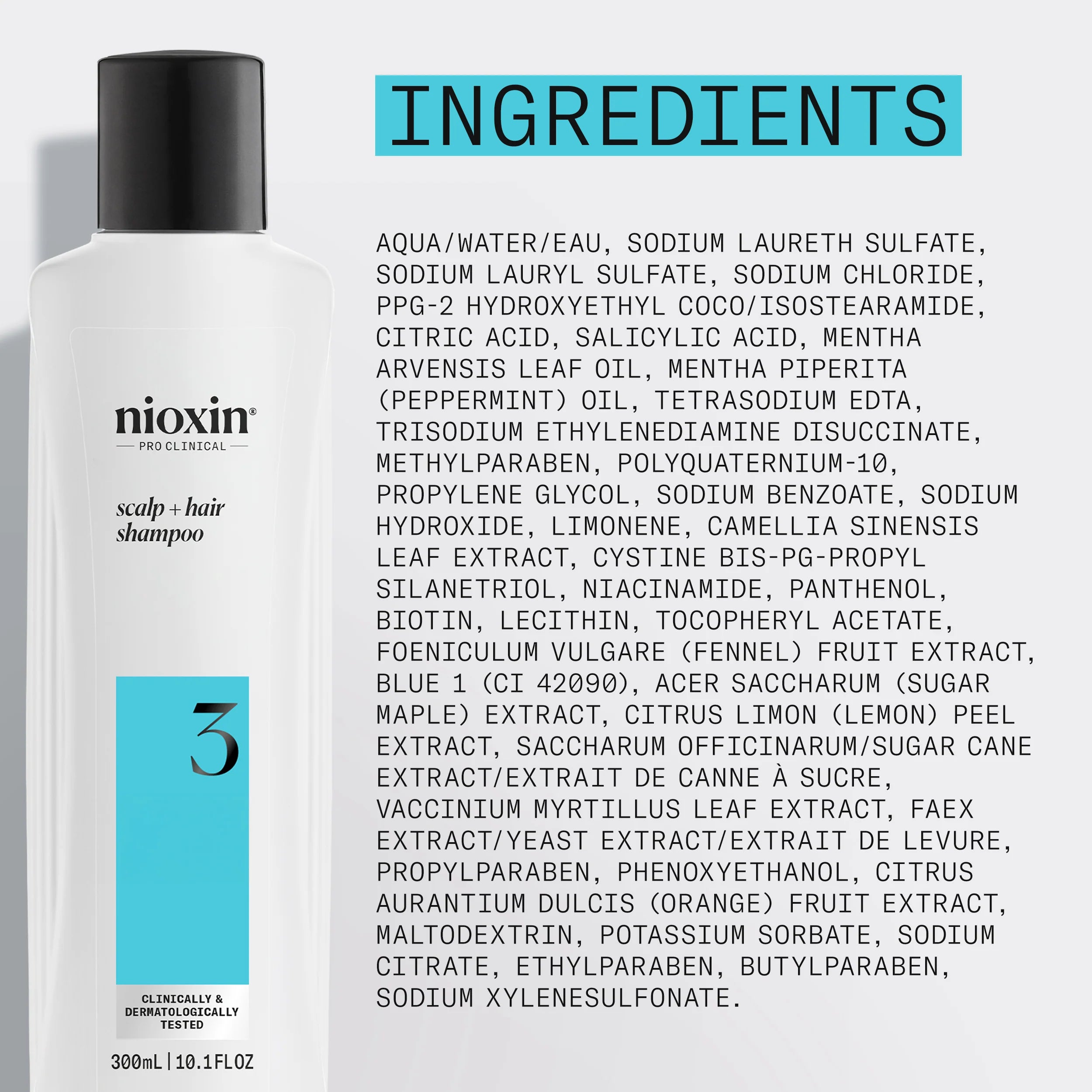 Nioxin System 3 Scalp + Hair Shampoo