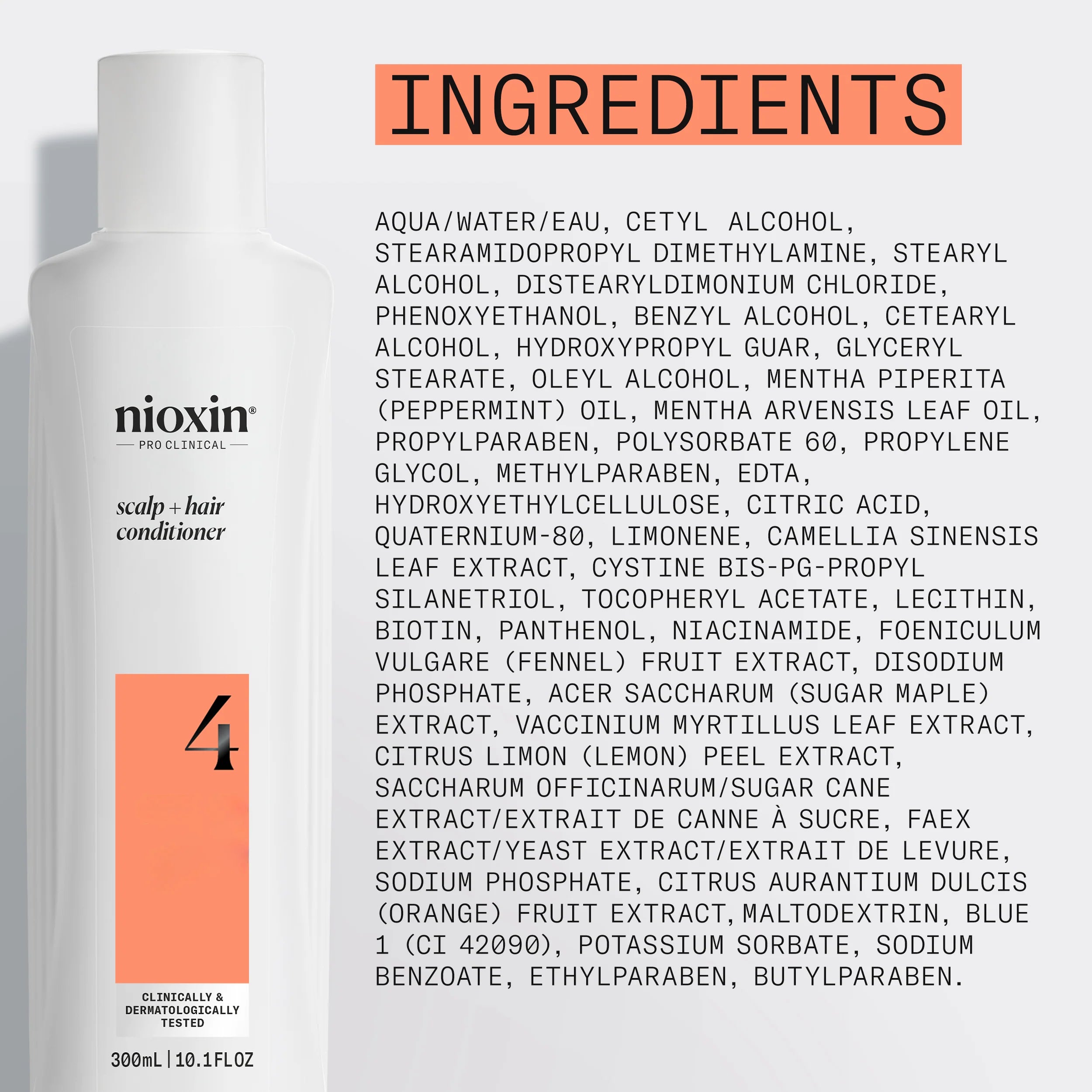 Nioxin System 4 Scalp + Hair Conditioner - Hair Thickening Conditioner