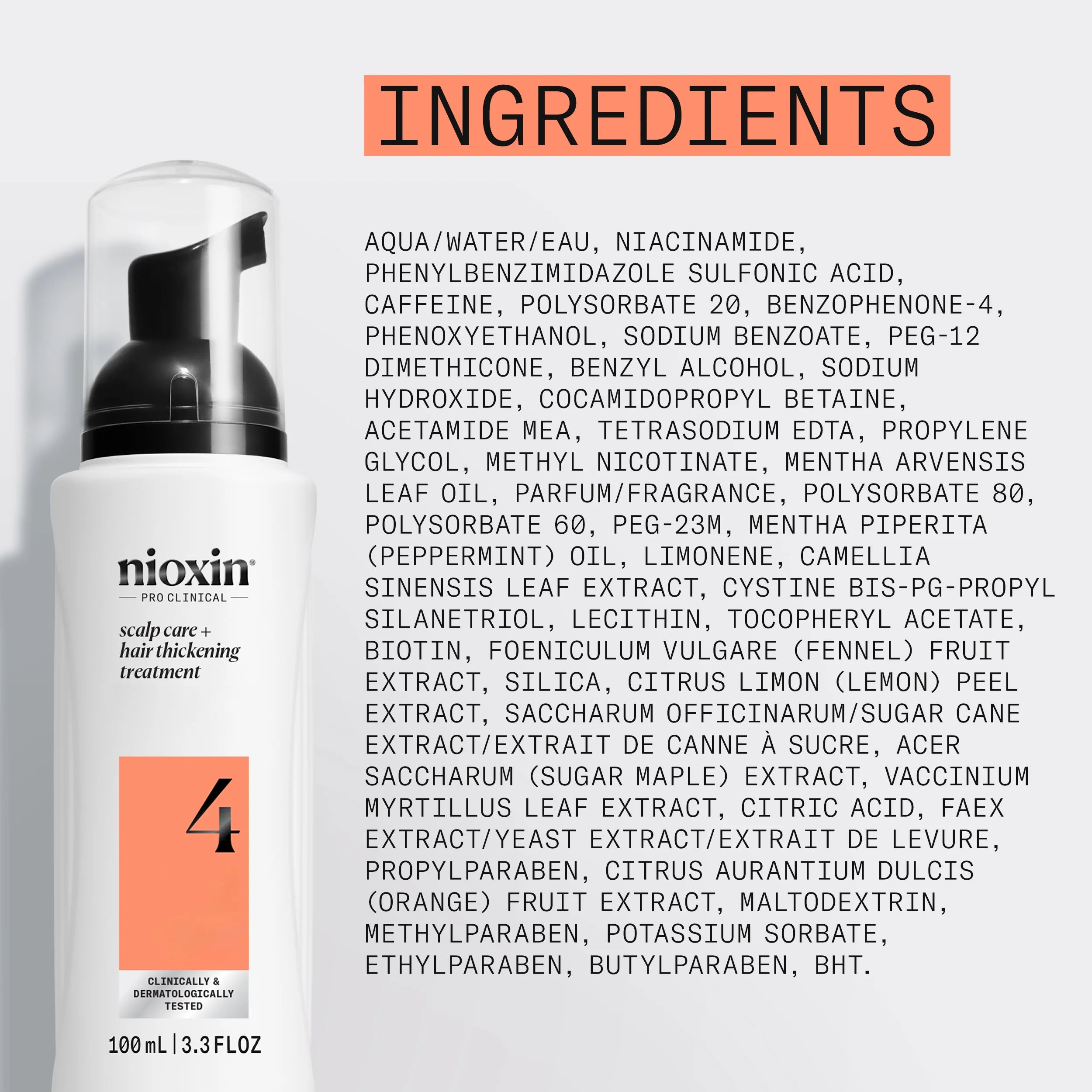 Nioxin System 4 Scalp + Hair Thickening Treatment - Hair Thickening Serum
