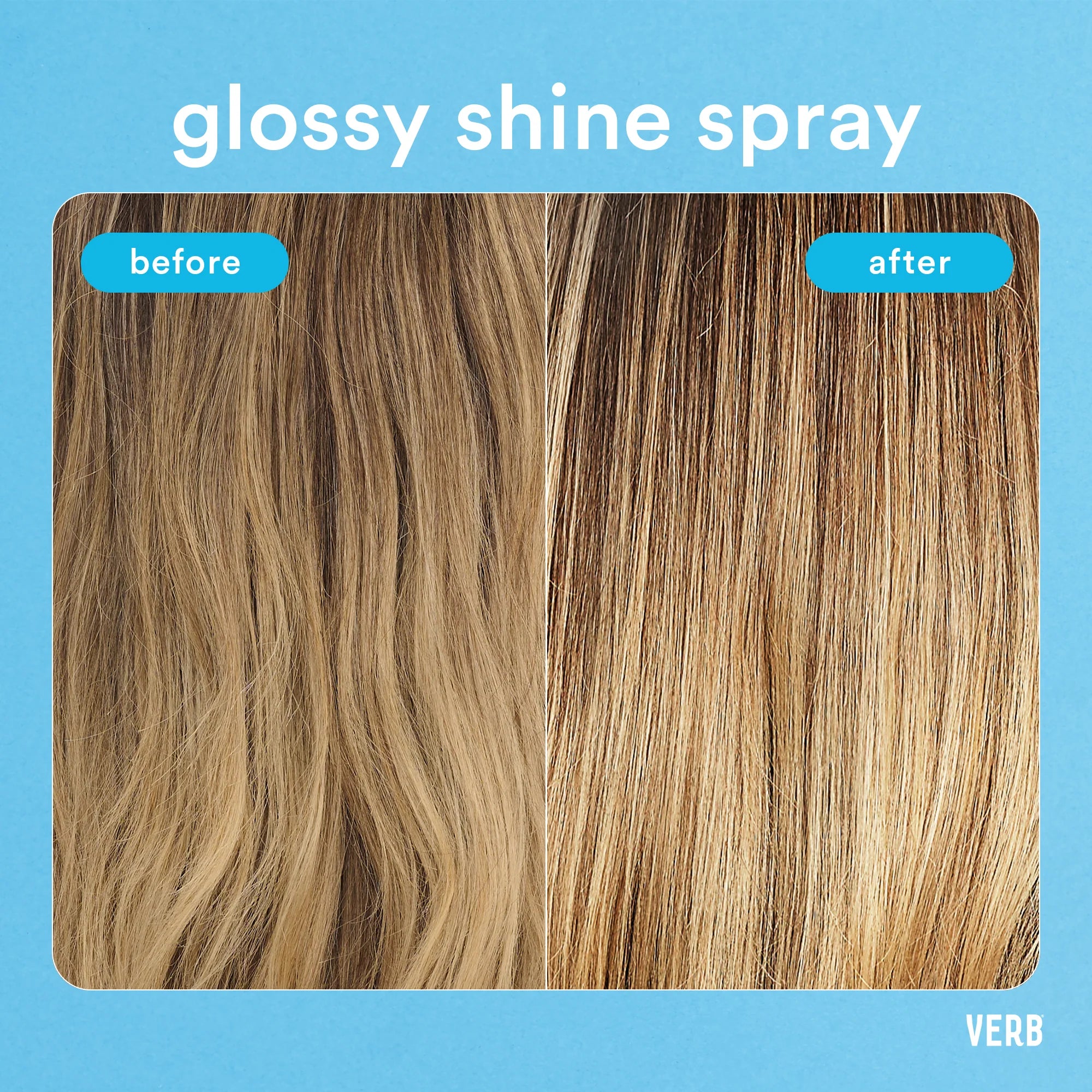 Verb Glossy Shine Spray With Heat Protection
