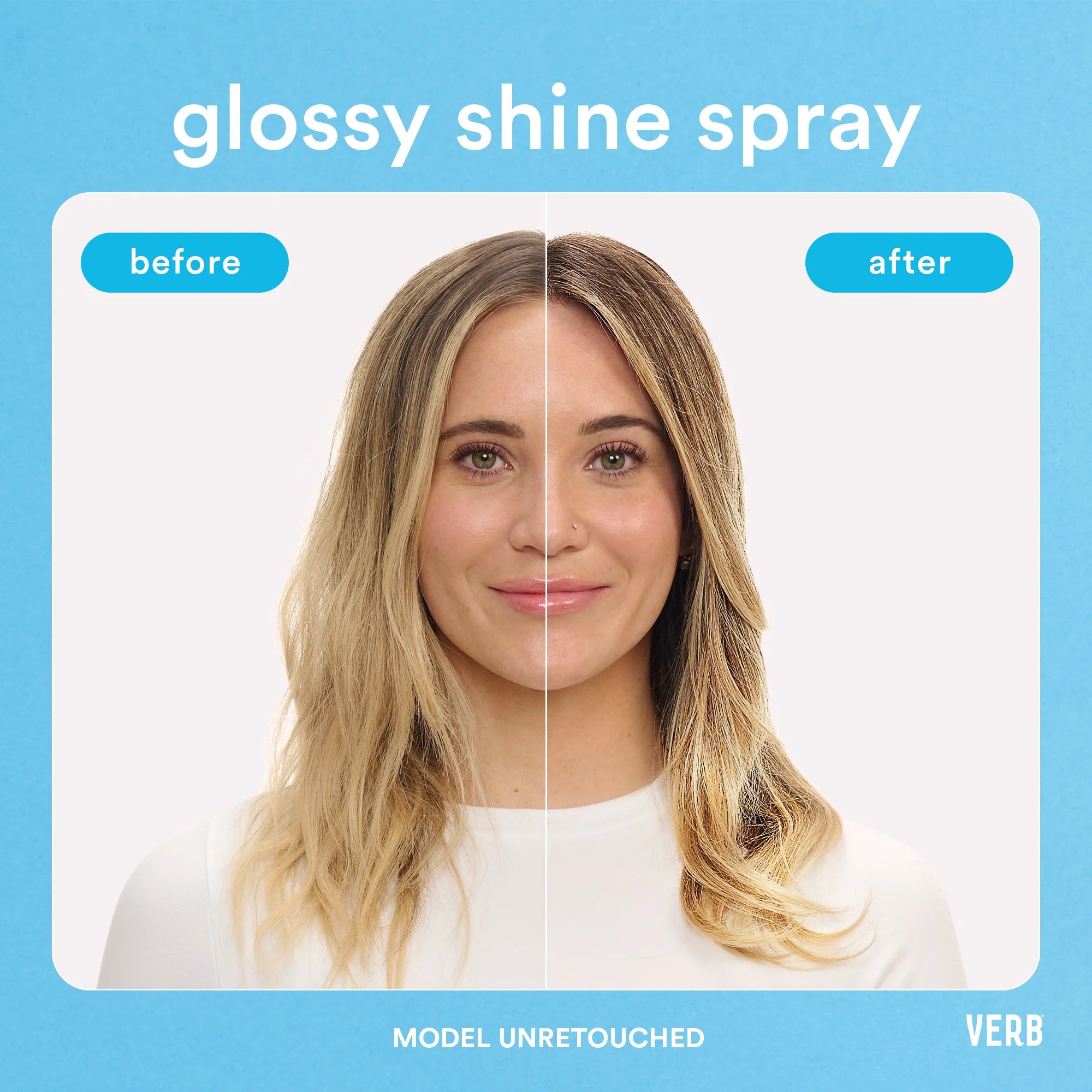 Verb Glossy Shine Spray With Heat Protection