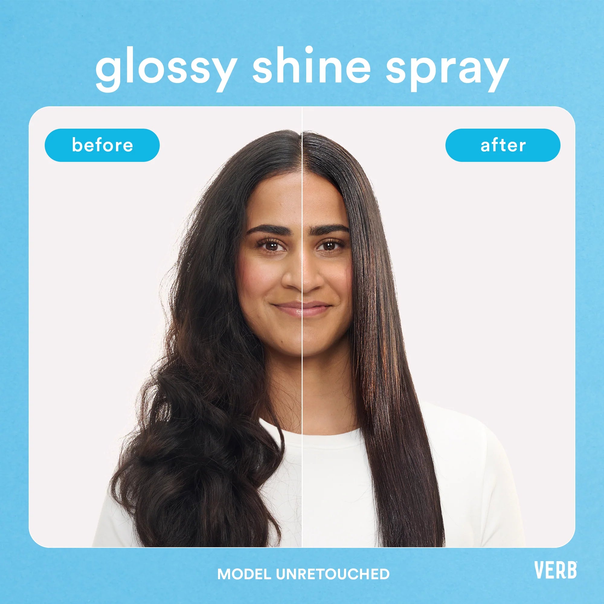 Verb Glossy Shine Spray With Heat Protection