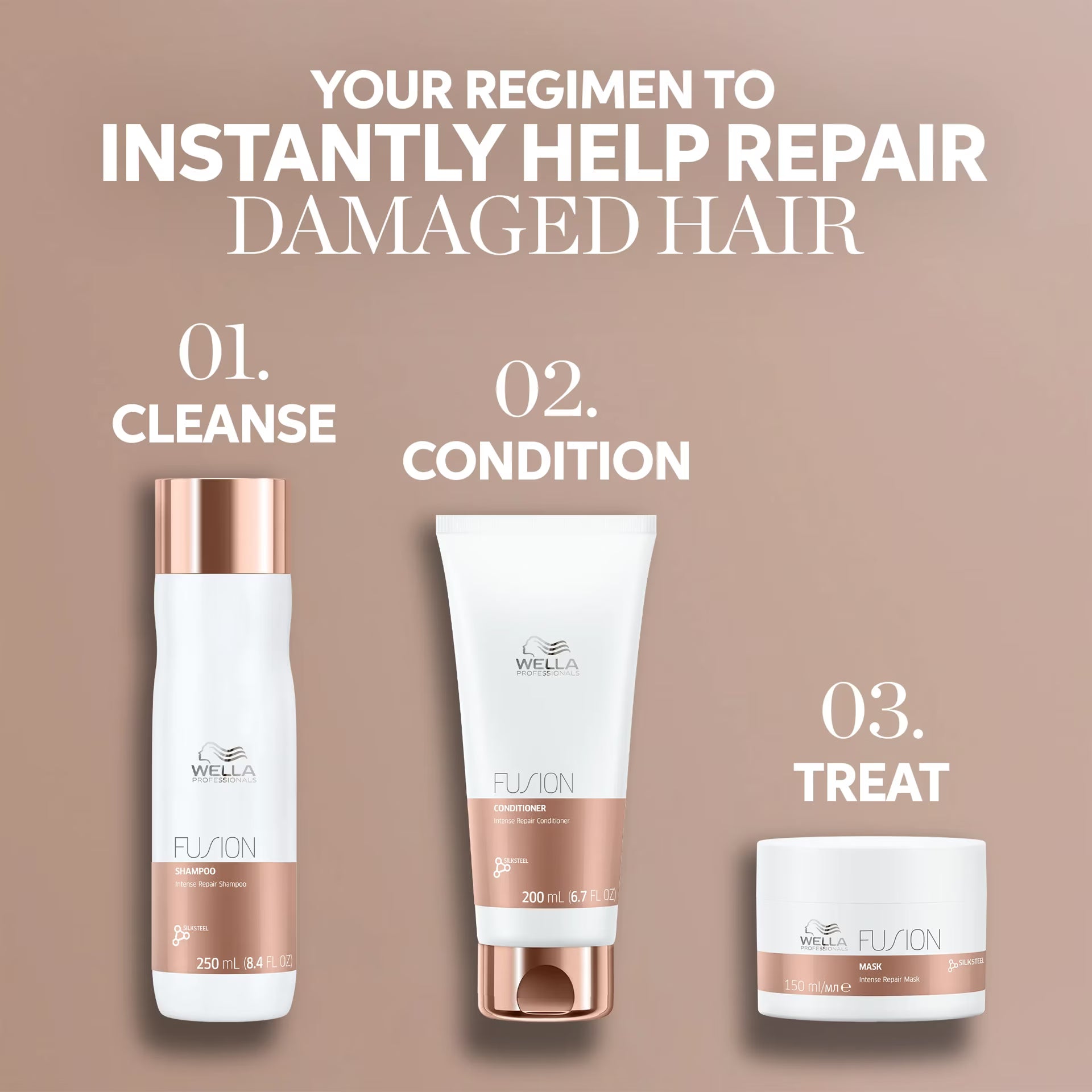 Wella Fusion Intense Repair Shampoo