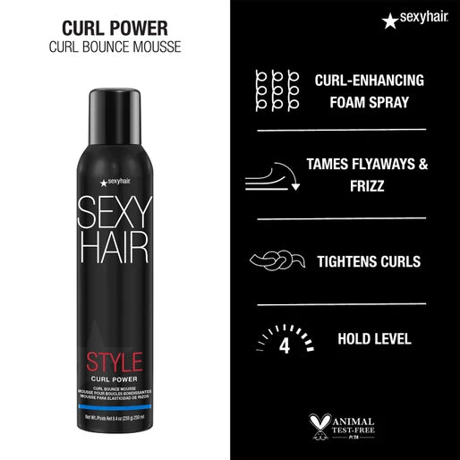 Style SexyHair Curl Power Bounce Mousse