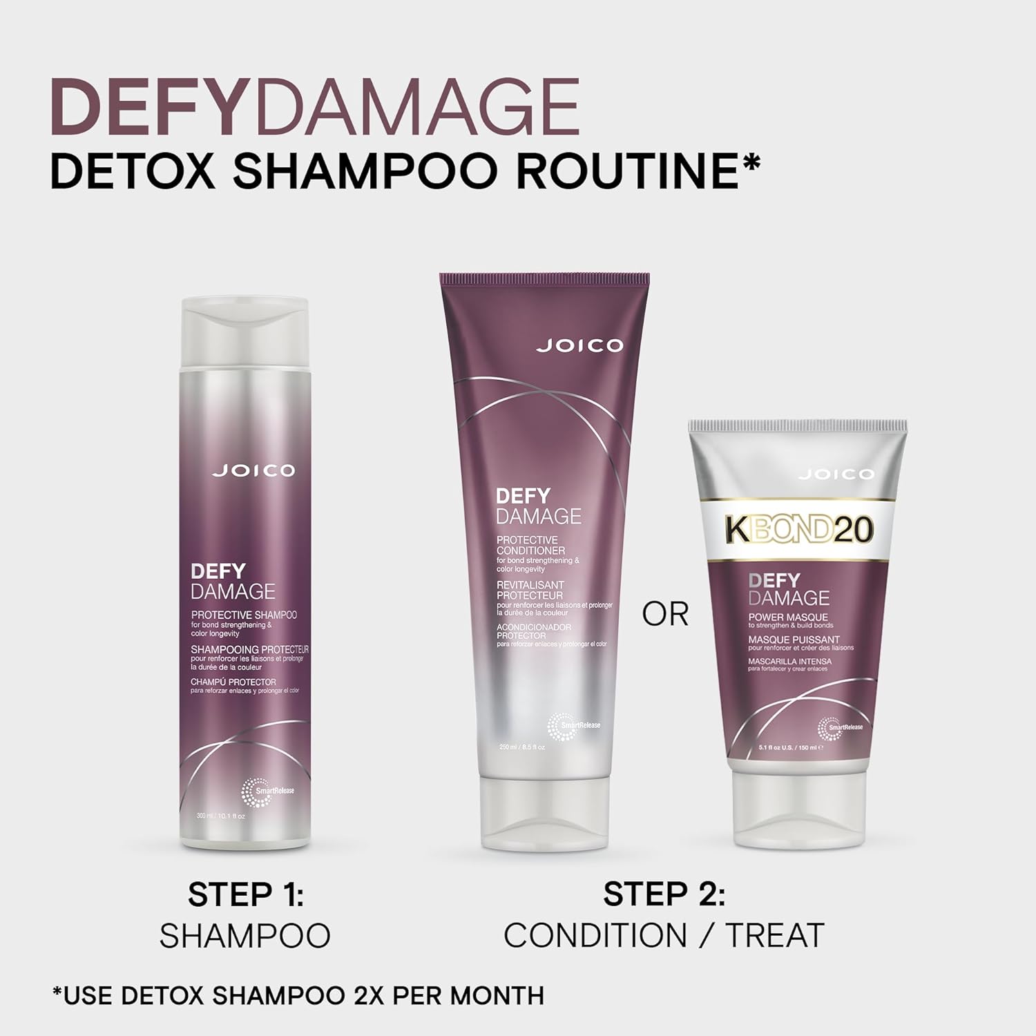 Joico Defy Damage Detox Shampoo