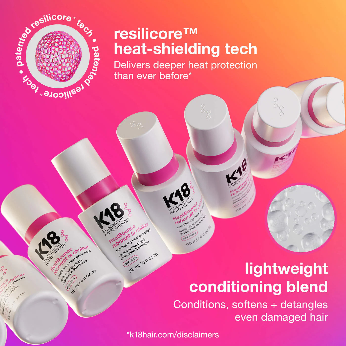 K18 HeatBounce Conditioning Heat Protectant