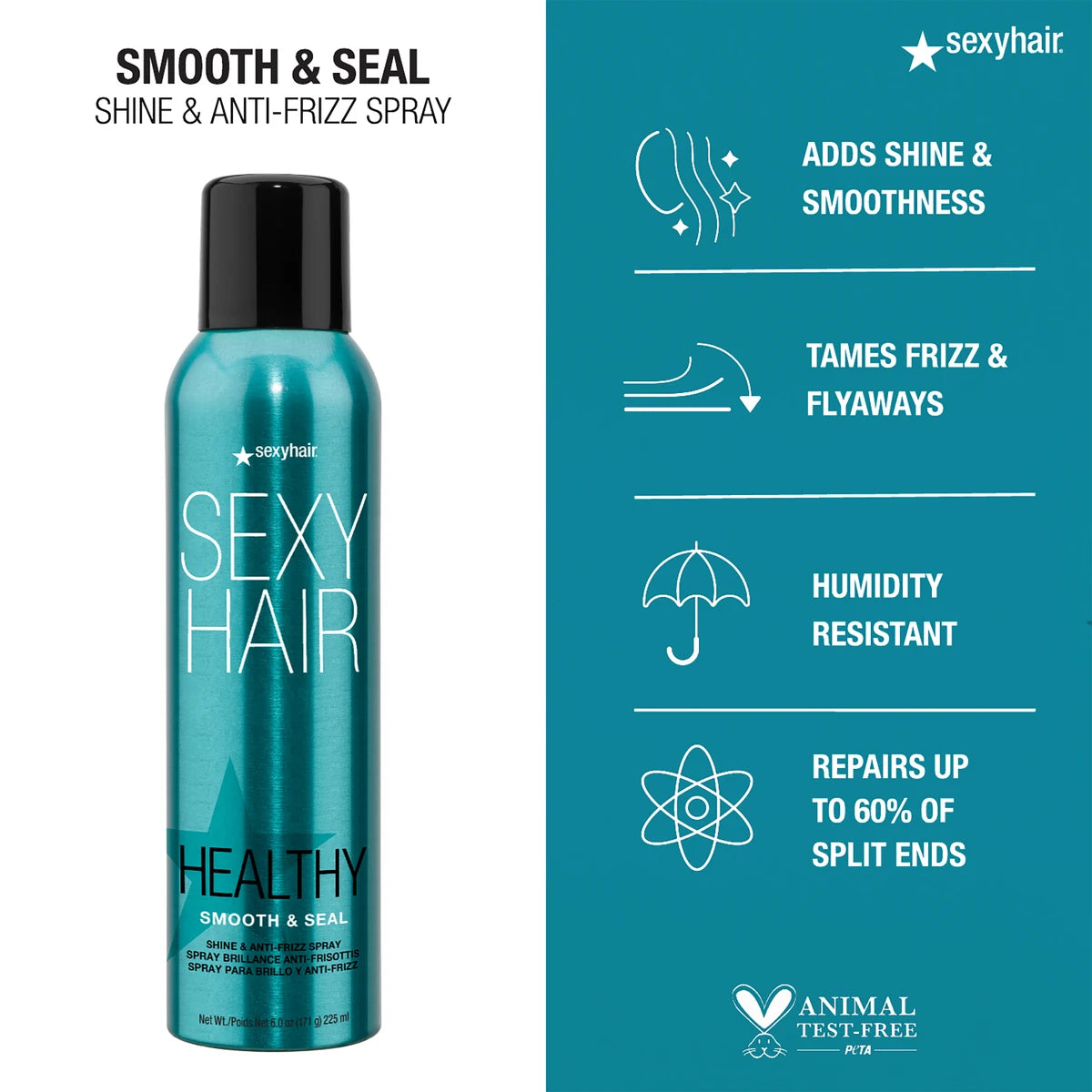 Healthy SexyHair Smooth & Seal Anti-Frizz Spray