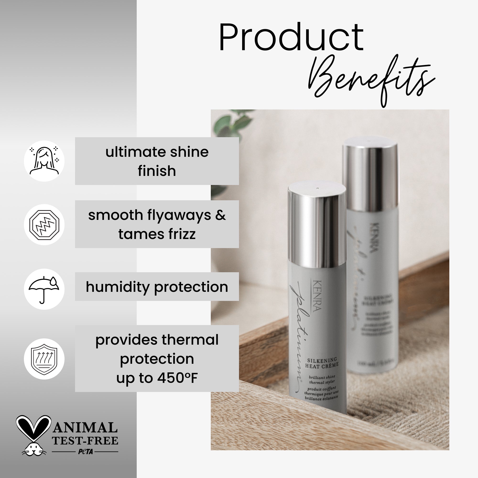 Kenra Platinum Silkening Heat Creme